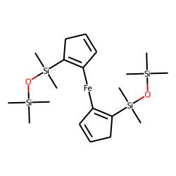 1,1'-Di(pentamethyl disiloxanyl) ferrocene