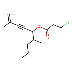 3-Chloropropionic acid, 2,6-dimethylnon-1-en-3-yn-5-yl ester