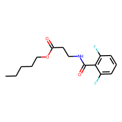 «beta»-Alanine, N-(2,6-difluorobenzoyl)-, pentyl ester