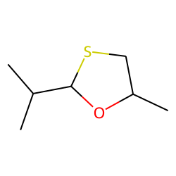 1,3-Oxathiolane, 5-methyl-2-(1-methylethyl)-, cis-
