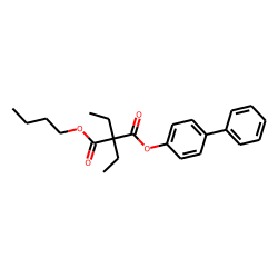 Diethylmalonic acid, 4-biphenyl butyl ester