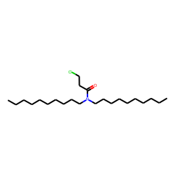 Propanamide, N,N-didecyl-3-chloro-
