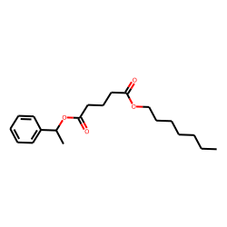 Glutaric acid, heptyl 1-phenylethyl ester