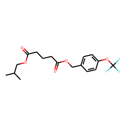 Glutaric acid, isobutyl 4-(trifluoromethoxy)benzyl ester