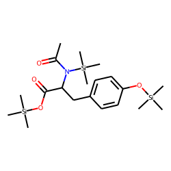 N-Acetyl tyrosine TMS