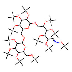 6'-Glucosyl-gentobiose: aD-Glcp(1->6)-bDGlcp(1->6)-DGlc, oxime-TMS, isomer # 1