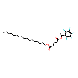 Glutaric acid, heptadecyl 1-(pentafluorophenyl)ethyl ester