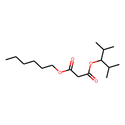 Malonic acid, 2,4-dimethylpent-3-yl hexyl ester