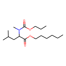 l-Leucine, N-methyl-n-propoxycarbonyl-, hexyl ester