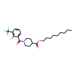 Isonipecotic acid, N-(2-fluoro-3-trifluoromethylbenzoyl)-, nonyl ester