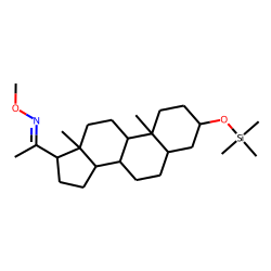 3«alpha»-Hydroxy-5«alpha»-pregnan-20-one-O-methyloxime, triimethylsilyl