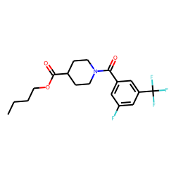 Isonipecotic acid, N-(3-fluoro-5-trifluoromethylbenzoyl)-, butyl ester