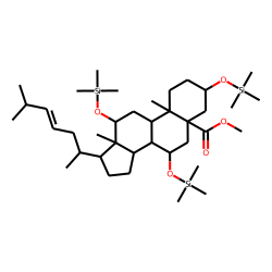 (24E)-Trihydroxy-24-coprostenic acid, Me-TMS