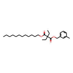 Diethylmalonic acid, dodecyl 3-methylbenzyl ester