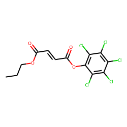 Fumaric acid, pentachlorophenyl propyl ester