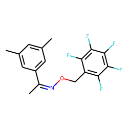 Acetophenone, 3',5'-dimethyl, PFBO # 2