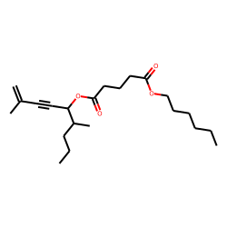 Glutaric acid, 2,6-dimethylnon-1-en-3-yn-5-yl hexyl ester