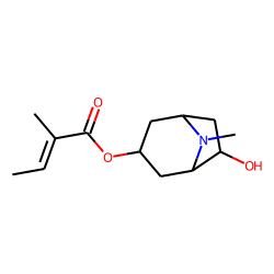 3«beta»-Tigloiloxy-6«beta»-hydroxytropane