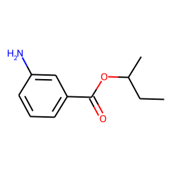 Benzoic acid, 3-amino-, 1-methylpropyl ester