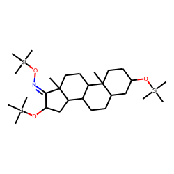 3«alpha»,16«alpha»-dihydroxy-5«beta»-androstan-17-one, MO-TMS, (syn,anti)