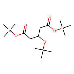 3-Hydroxyglutaric acid, tri-TMS