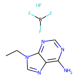 9H-adenine, 9-ethyl-, hydrogen tetrafluoroborate
