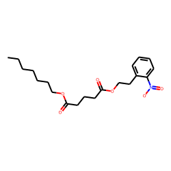 Glutaric acid, heptyl 2-(2-nitrophenyl)ethyl ester