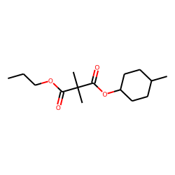 Dimethylmalonic acid, cis-4-methylcyclohexyl propyl ester