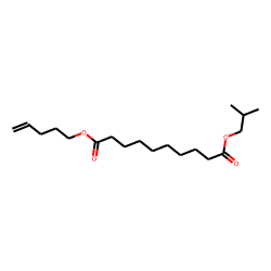 Sebacic acid, isobutyl pent-4-enyl ester