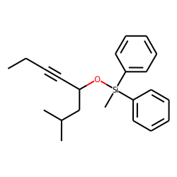 4-Diphenylmethylsilyloxy-2-methyloct-5-yne