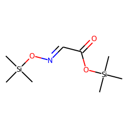 Glyoxylic oxime acid, bis(trimethylsilyl)-