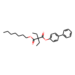 Diethylmalonic acid, 4-biphenyl heptyl ester