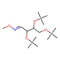 L-(+)-Threose, tris(trimethylsilyl) ether, methyloxime (syn)