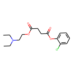 Succinic acid, 2-chlorophenyl N,N-diethyl-2-aminoethyl ester