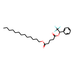Glutaric acid, 1-phenyl-2,2,2-trifluoroethyl tridecyl ester