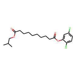 Sebacic acid, 2,5-dichlorophenyl isobutyl ester