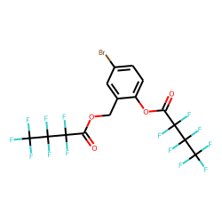 5-Bromo-2-hydroxybenzyl alcohol, bis(heptafluorobutyrate)
