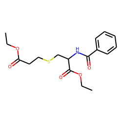 Propionic acid, 2-benzamido-3,3'-thiodi-, diethyl ester