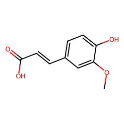 2-Propenoic acid, 3-(4-hydroxy-3-methoxyphenyl)-