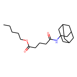 Glutaric acid, monoamide, N-(1-adamantyl)-, pentyl ester