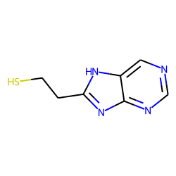 Ethanethiol, 2-(purin-8-yl)-