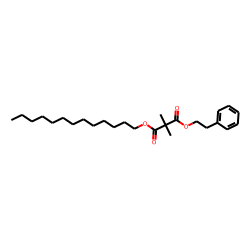 Dimethylmalonic acid, 2-phenethyl tridecyl ester