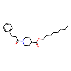 Isonipecotic acid, N-(3-phenylpropionyl)-, octyl ester