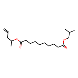 Sebacic acid, isobutyl pent-4-en-2-yl ester