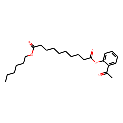 Sebacic acid, 2-acetylphenyl hexyl ester