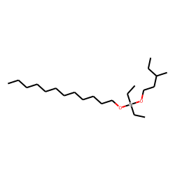 Silane, diethyldodecyloxy(3-methylpentyloxy)-