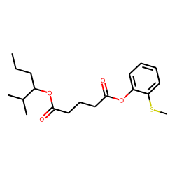 Glutaric acid, 2-methylhex-3-yl 2-(methylthio)phenyl ester
