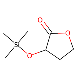 3-Deoxytetronic acid, 1,4-lactone, TMS