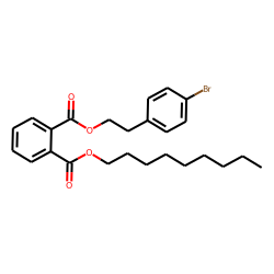 Phthalic acid, 2-(4-bromophenyl)ethyl nonyl ester
