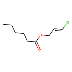 Hexanoic acid, 3-chloroprop-2-enyl ester